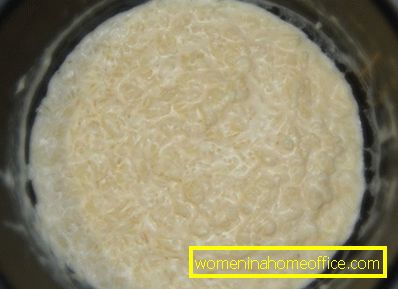 Rýžová kaša na mlieko v pomalom sporáku