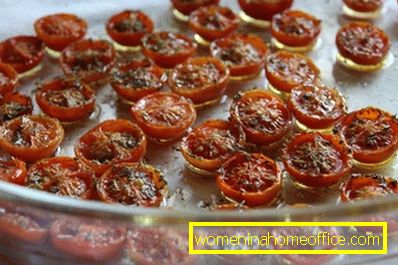 Sušené paradajky: recept na zimu v mikrovlnnej rúre